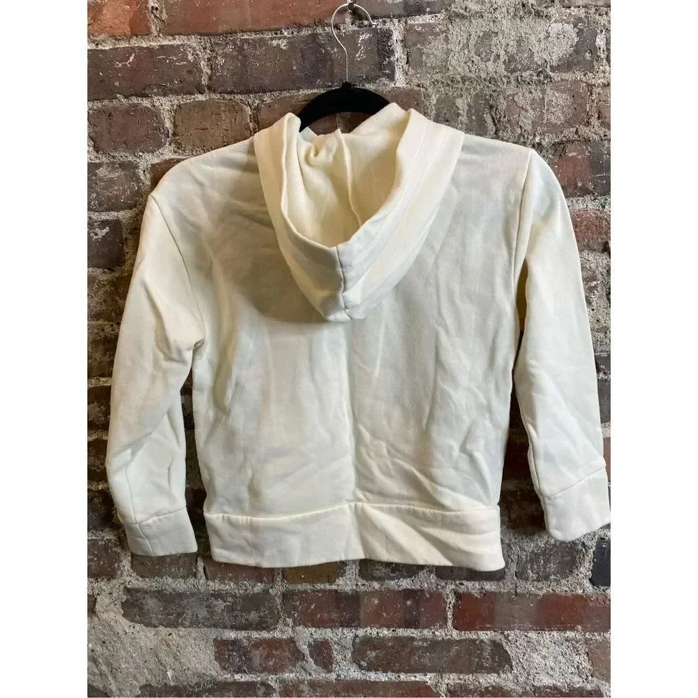 Animal Crossing OLD NAVY Cream Pullover Hoodie Sweater Girls Size Medium (8)